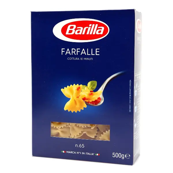 Макароны Barilla Фарфале (бантики) №65 400г (5980)*12