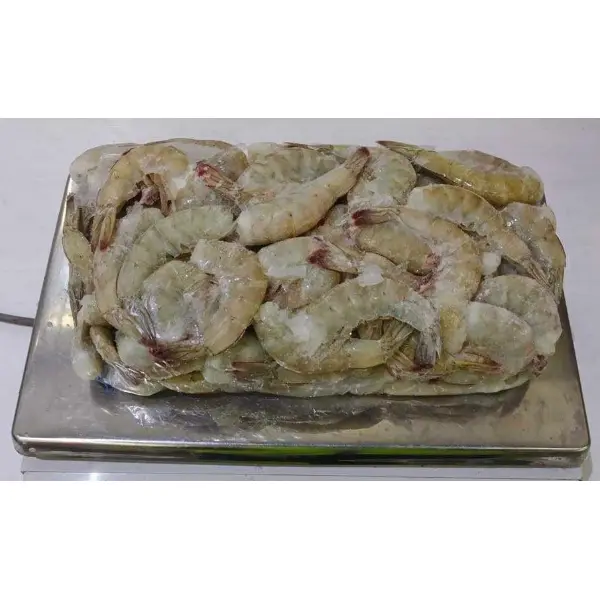 Креветка ваннамей с/м в панцире б/г 21/25 до120шт M/s RABIA SEAFOODS 1,8кг, 10,8кг/кор, Индия