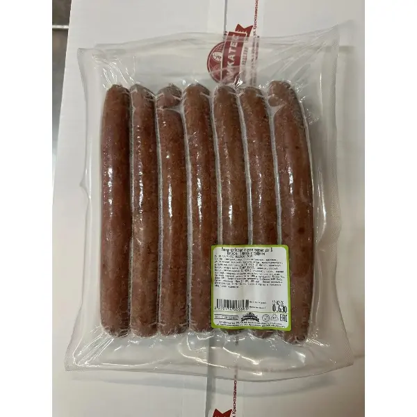 Колбаски говяжьи с трюфелем Деликатес ~95гр*7шт/упак, ~12кг/кор