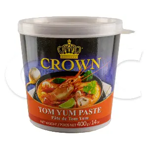 Паста Том Ям кисло-сладкая Crown 400гр, 24шт/кор