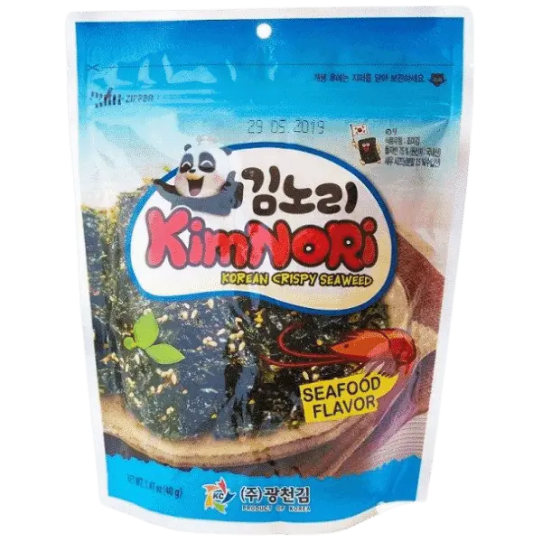 Хлопья из водорослей со вкусом креветки KimNori, 40гр, 20шт/кор, Корея