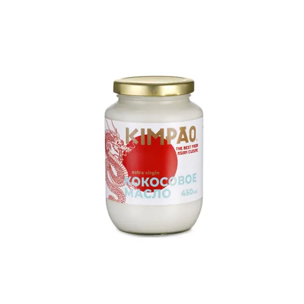 Масло кокосовое Extra Virgin KIMPAO 450мл, 12шт/кор