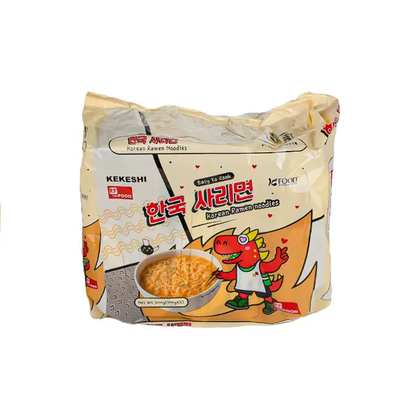 Лапша быстрого приготовления Korean Ramen Plain noodles Kekeshi Resfood 100гр, 40шт/кор