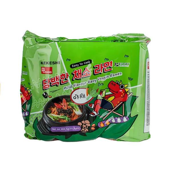 Лапша быстрого приготовления Mild flavour Easy Veggie Ramen Kekeshi Resfood 111,5гр, 40шт/кор