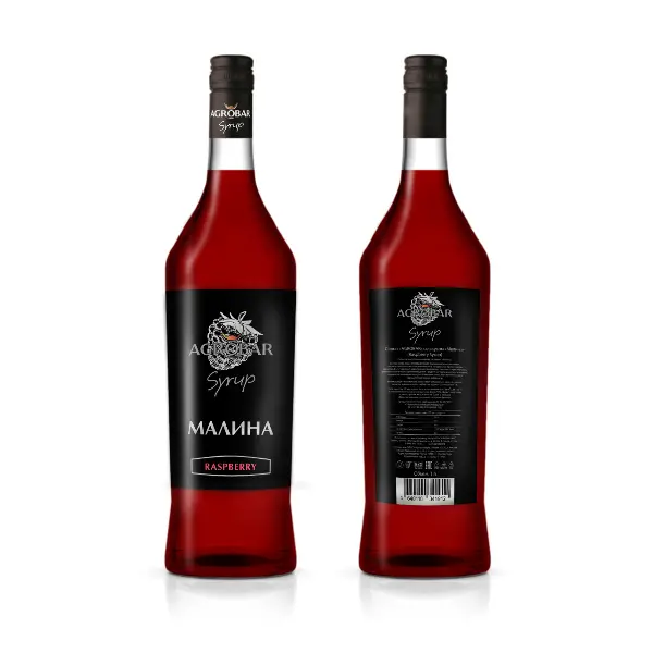 Сироп Малина Агробар 1л, 6шт/кор