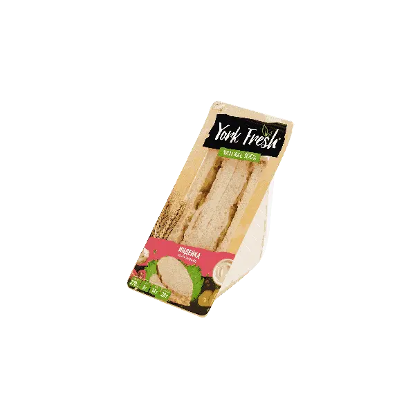Сэндвич с индейкой YORK FRESH 150гр, 6шт/кор