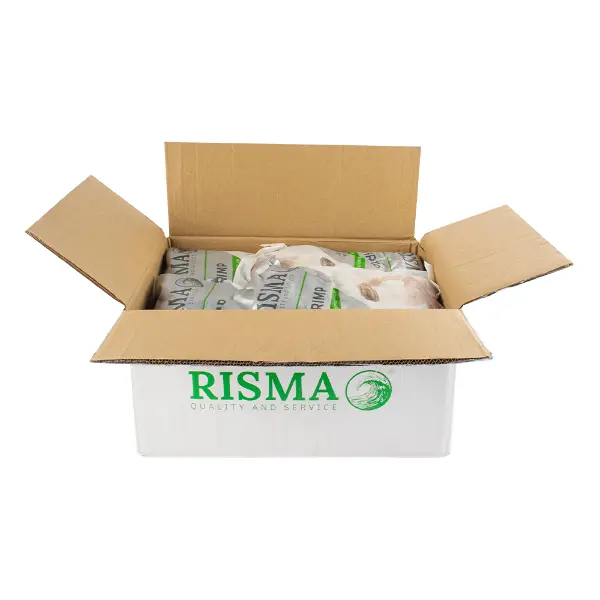 Креветка ваннамей с/м очищенная с/х 31/40 RISMA M/s Anjaneya Seafoods 927 1кг, 10кг/кор, Индия