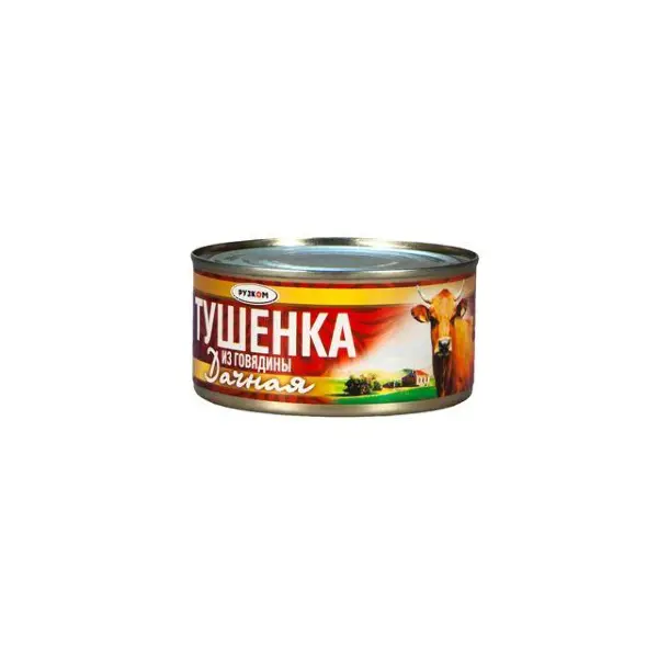 Тушенка Дачная из говядины Рузком 325гр ж/б, 24шт/кор