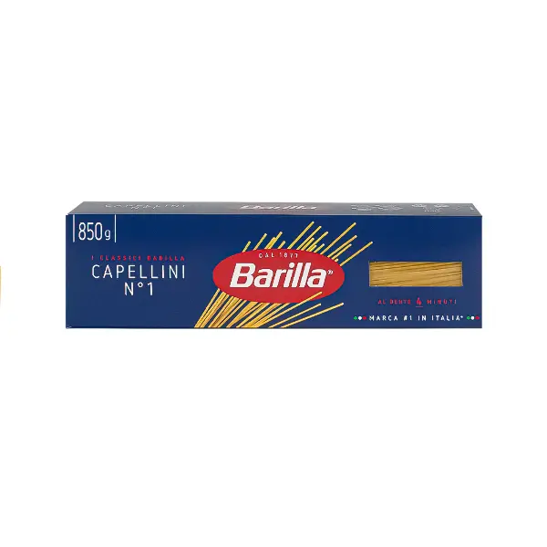 Паста BARILLA Капеллини 850гр, 12шт/кор