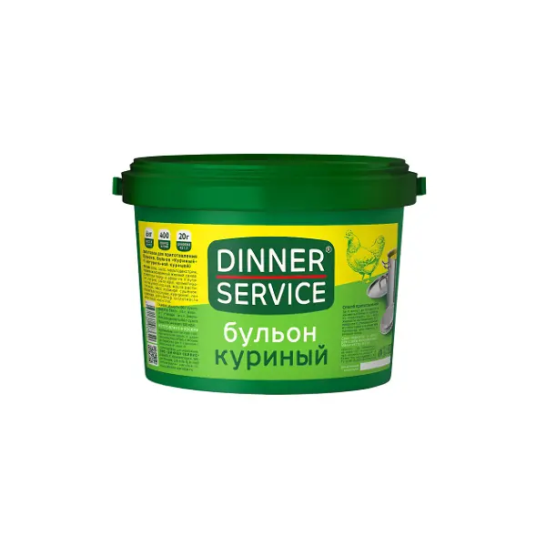 Бульон куриный Dinner Service Premium 2кг ведро, 4шт/кор
