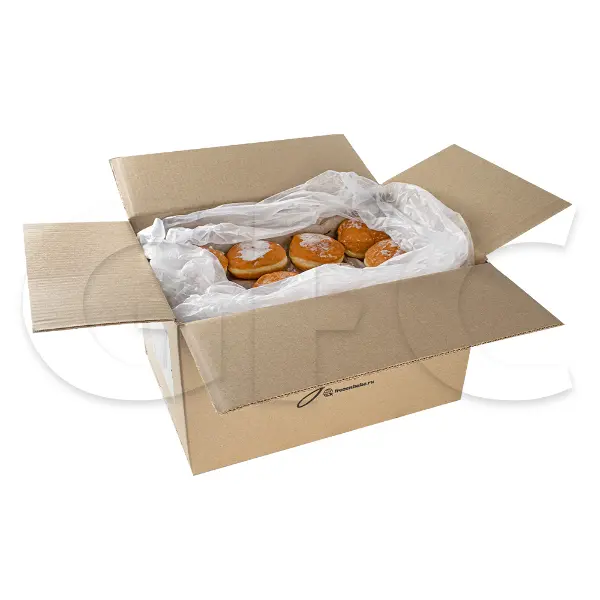 Пончик с сахарной пудрой Frozenbake 50гр, 48шт/кор