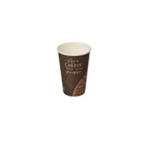 Стакан картонный одностенный Coffee d90мм 300мл SaaMi, 1000шт/кор