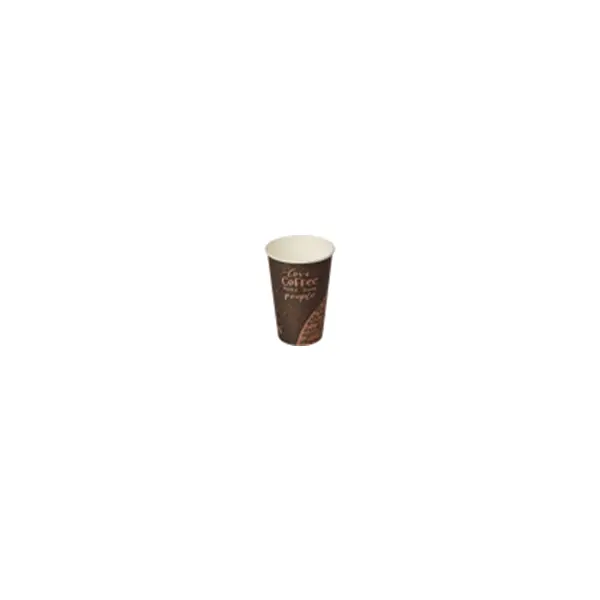 Стакан картонный одностенный Coffee d90мм 300мл SaaMi, 1000шт/кор