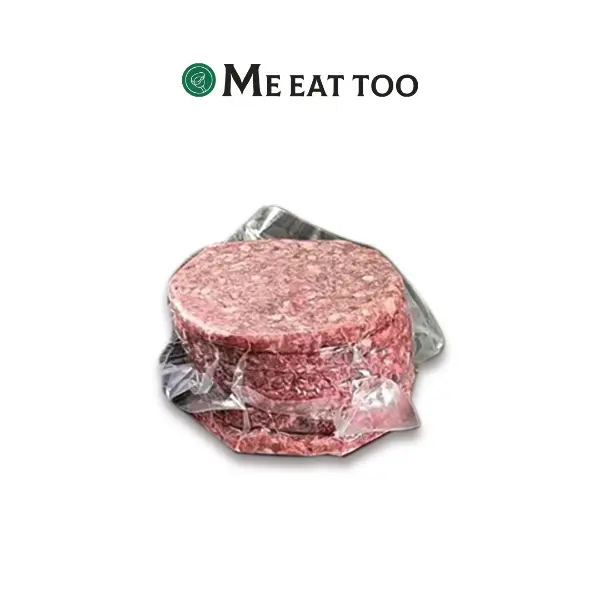 Котлета для гамбургера из мраморной говядины Me eat too 180гр, 1,08кг, 16,2кг/кор