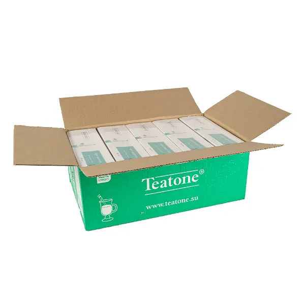 Чай зеленый с мятой Teatone 1,8гр, 100 стиков/шт, 5шт/кор