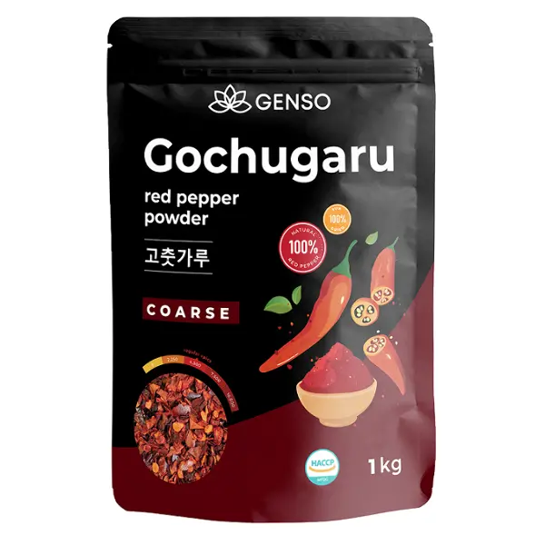 Перец чили красный среднего помола Кочукару Genso Resfood 1кг, 10шт/кор, Китай