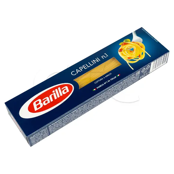 Паста BARILLA Капеллини 450гр, 24шт/кор