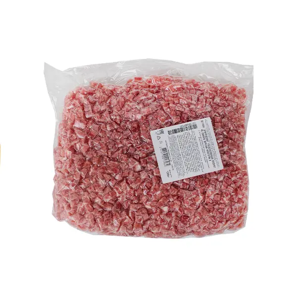 Ветчина Дмитровская из свинины категории В нарезка 8*8*8 зам. в/у Знаменский ~1кг, ~12кг/кор