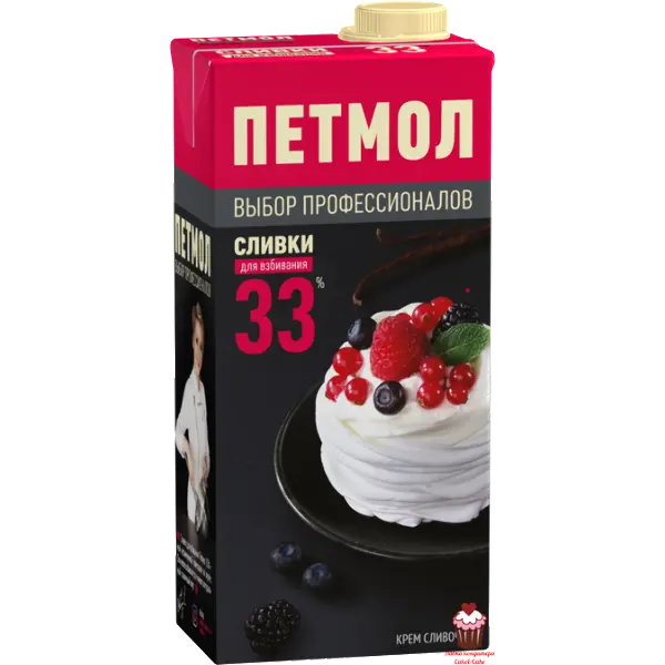 Сливки Петмол 33% 1л