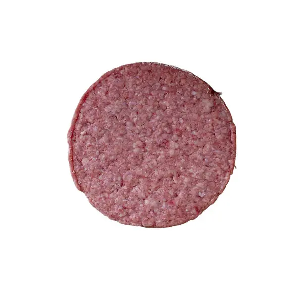 Котлета для гамбургера из мраморной говядины d-120,100 гр Мясной клуб*7кг