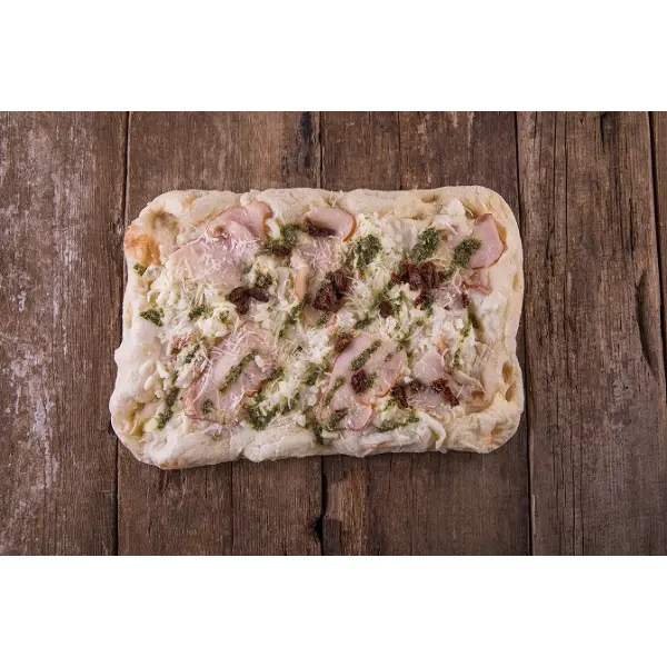 Пицца Римская Курица с песто 20*30 PAPA NAPOLI 380гр, 10шт/кор