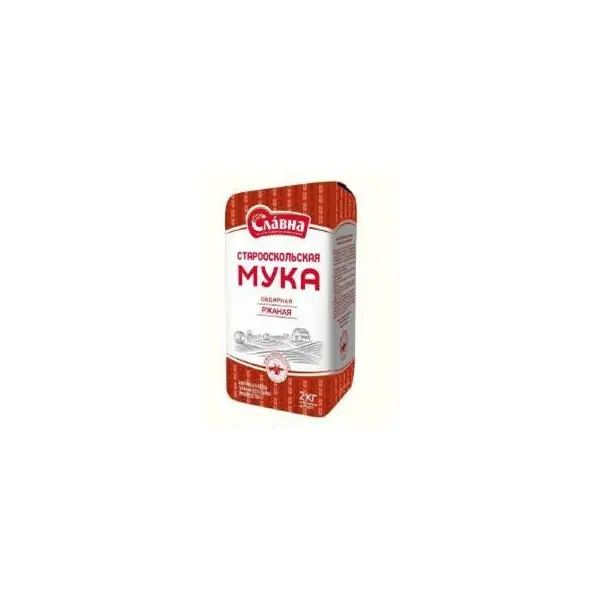 Мука ржаная обдирная Славна 2кг, 6шт/кор
