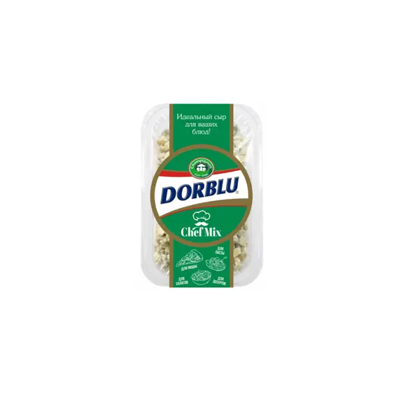 Сыр Шеф микс с голубой плесенью 56% DORBLU 100гр, 5шт/кор