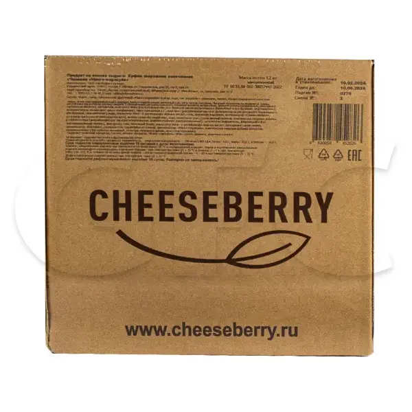 Чизкейк Манго-маракуйя Cheeseberry 100гр, 12 порций/1,2кг/шт, 4шт/кор