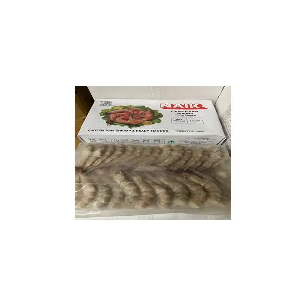 Креветка ваннамей с/м в панцире б/г 16/20 NAIK M/S ANJANEYA SEA FOODS 1,8кг, 10,8кг/кор, Индия