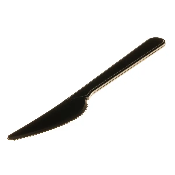 Нож пластиковый черный премиум Tambien 18см, 2000шт/кор