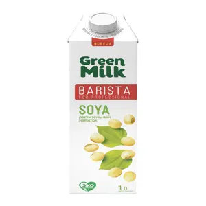 Молоко растительное соевое Soya Professional Green Milk 1л, 12шт/кор
