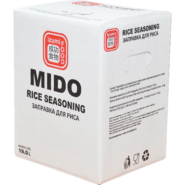 Заправка для риса на основе рисового уксуса MIDO 19л