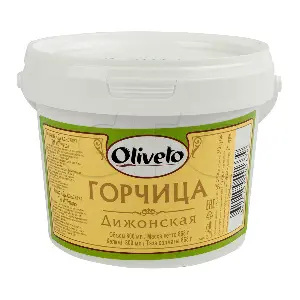 Горчица дижонская Oliveto 800гр, 6шт/кор