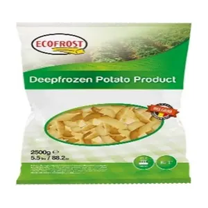 Картофель дольки Ecofrost 2,5кг, 4шт/кор