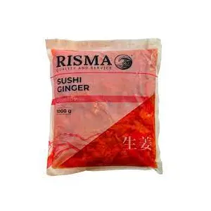 Имбирь маринованный розовый RISMA 1,5кг, вес сухого вещ-ва 1кг, 8шт/кор, Китай (26.11.21) ТАНУКИ