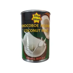 Молоко кокосовое SkyStar 400мл, 24шт/кор, Таиланд