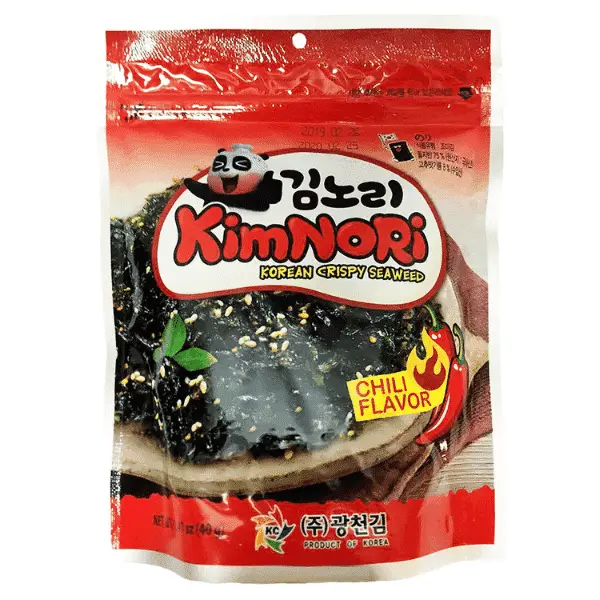 Хлопья из водорослей со вкусом чили, Корея, 40г*20