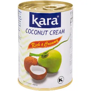 Сливки кокосовые 25% classic Kara 400мл ж/б, 24шт/кор, Индонезия