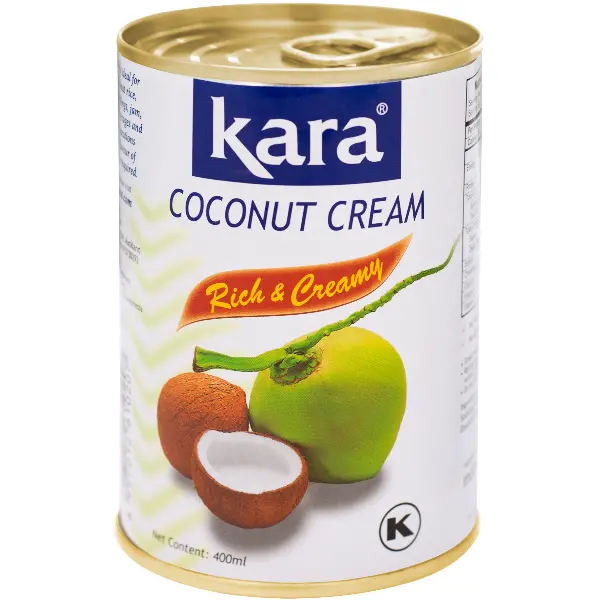 Кокосовые сливки 25% classic Kara 400мл ж/б, 24шт/кор, Индонезия
