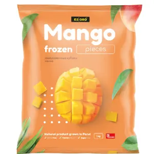 Манго без добавок кубик с/м Esoro 1кг, 10шт/кор, Перу