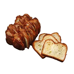 Хлеб тостовый из теста для круассанов Хлебный альянс 100гр, 15шт/кор