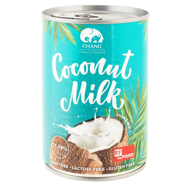 Молоко кокосовое 17-19% CHANG ResFood 400мл ж/б, 24шт/кор, Таиланд