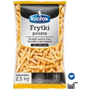 Картофель фри 10*10мм Iglotex Professional 2,5кг, 5шт/кор