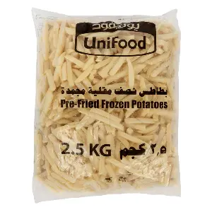 Картофель фри 10мм Unifood 2,5кг, 4шт/кор 