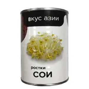Соя ростки консервированные Вкус Азии 400гр, 24шт/кор