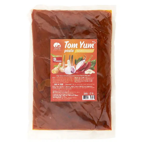 Паста Том Ям Chang 1кг пакет, 12шт/кор, Таиланд,