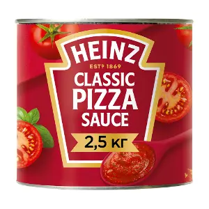 Соус для пиццы томатный классический Heinz 2,55кг, 6шт/кор