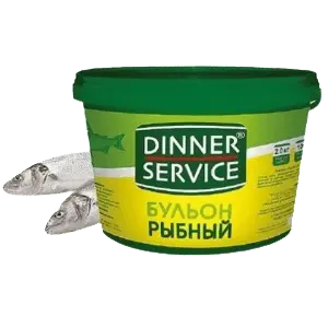 Бульон рыбный Dinner Service Premium 1,5кг ведро, 4шт/кор