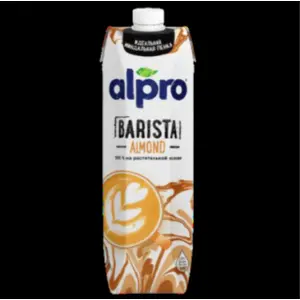 Молоко растительное миндальное обогащенное кальцием и витаминами Barista Almond ALPRO 1л, 12шт/кор