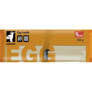 Лапша яичная Kekeshi 300гр, 40шт/кор, Китай